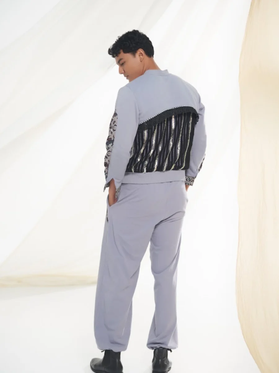 Pearl grey two-piece set - Casa Annie Bali our works image 1