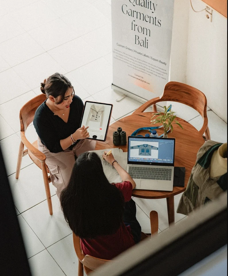 Online/Offline Fashion Assistance for ethical clothing production in Bali image 2